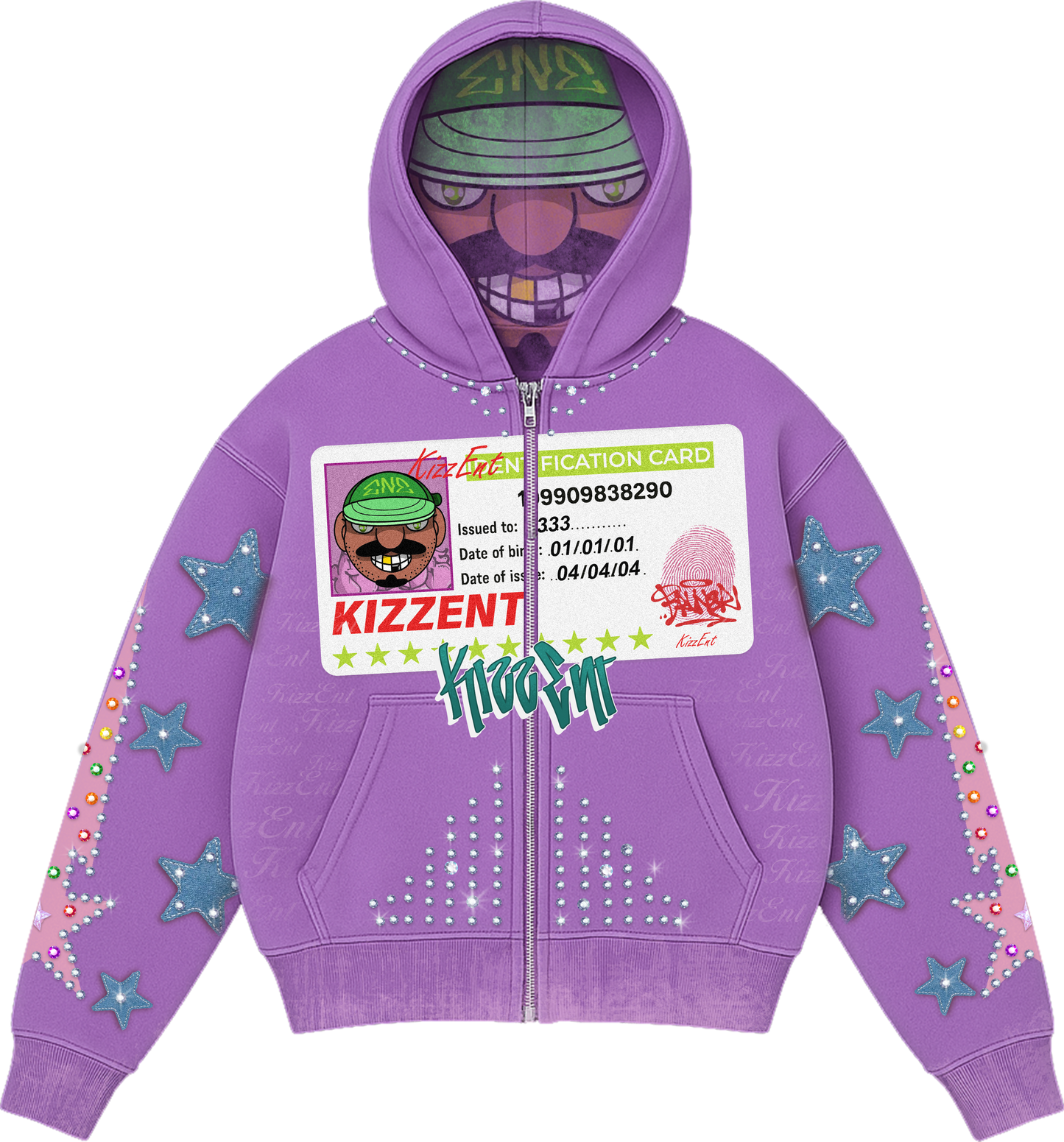 KizzEnt Signature ID Hoodie (Purple)